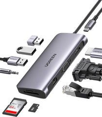 UGREEN USB-C Multifunction Adapter Grey