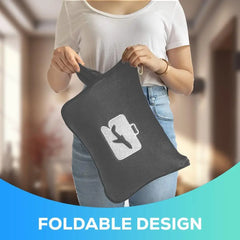 2-in-1 Portable & Convertible Soft Blanket & Pillow Bag with Backpack Clip for Travel, Outdoors & Home - Open Box / New Product