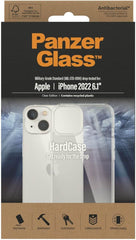 PanzerGlass HardCase Clear Protective Cover for Apple iPhone 14 with Drop Protection, Antimicrobial Coating, Wireless Charging Support and Anti-Yellowing Design