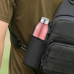 Borosil Easy Sip Stainless Steel Water Bottle 750ml Pink Leak Proof Reusable Fridge Friendly Lightweight Design
