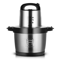 RAF Stainless Steel Food Processor & Chopper with Four Blades for Blending & Grinding - 1600W & 6 Litres