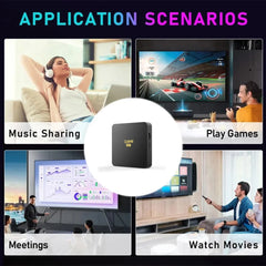 Q96 X1 Android TV 14 4K Ultra HD Smart TV Box with H.265 60fps Decoding, Quad-Core CPU, Wi-Fi, HDMI, LAN, Casting Support & IR RC