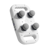 4-Headed Rechargeable Multi-Functional Handheld Massage Gun with LCD Display