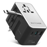 Ravpower GaN 70W Travel Charger with USB-C to USB-C Cable, RP-PC1061 – Black