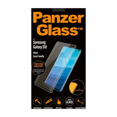 PanzerGlass Case Friendly Tempered Glass Screen Protector for Samsung Galaxy S10 with 9H Hardness, Oleophobic Coating and Scratch Resistant Protection