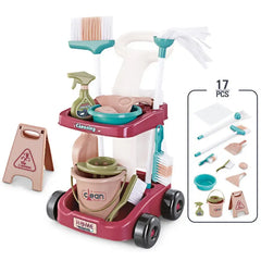 Little Helper Cleaning Trolley Educational Toy with Accessories