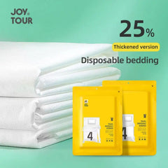 Disposable Bedding Set (Bedsheet+Quilt Cover+2 Pillow Cases)