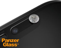 PanzerGlass Edge-to-Edge Swarovski CamSlider Tempered Glass Screen Protector for iPhone 11 & iPhone XR with Full Silicone Adhesive and Camera Privacy Cover