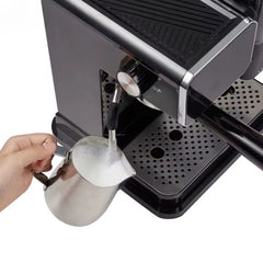 RAF R.0204 Premium 2-in-1 Espresso Coffee Maker with 15 Bar Pump, Integrated Grinder, Steam Frother & 900ml Water Tank for Authentic Café-Style Experience at Home & Office