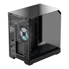 V2 Tempered Glass ATX Mid-Tower Computer Case - Black