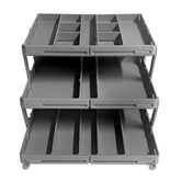 Smart Expandable 3-Tier Multi Purpose Drawer Organizer with Adjustable Dividers
