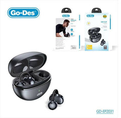 Go-Des GD-EP2031 OWS Air-Conduction Wireless Headset with Bluetooth 5.3, ENC Noise Cancellation, 11mm Drivers and Charging Case