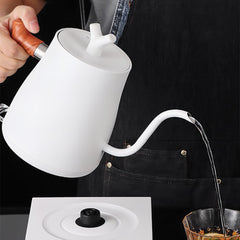 Elegant Electric 1L Gooseneck Kettle with Constant Temperature, Auto Shut-Off and Precision Spout - Coffee & Tea Kettle - 1000W