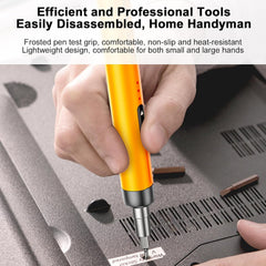 120-in-1 Multifunctional Electric Screwdriver Set with 500mAh Rechargeable Battery, 150RPM Speed, Type-C Charging, Precision Bits & Portable Tool Case