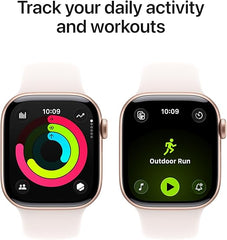 Apple Watch Series 11 GPS 42mm Rose Gold Aluminium Case with Light Blush Sport Band – S/M