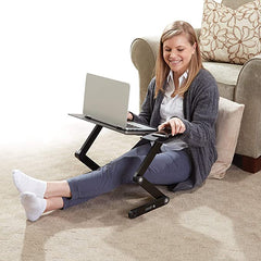 Portable Adjustable Extendable Laptop Desk Stand & Study Table