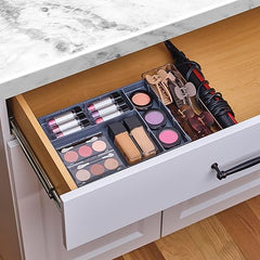 Smart Expandable 3-Tier Multi Purpose Drawer Organizer with Adjustable Dividers