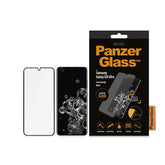 PanzerGlass Samsung Galaxy S20 Ultra Biometric Tempered Glass Screen Protector with Full Adhesive Installation, Case-Friendly Design and Scratch & Shock Protection