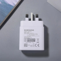 Samsung 45W USB-C Super Fast Charging Adapter (UK Plug) with USB-C to USB-C Cable (5A) 1.8M