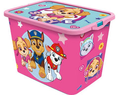STOR Paw Patrol Girl Click Storage Box 23 LTR