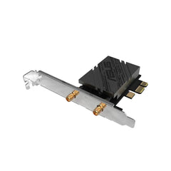 ASUS PCE-BE92BT, WiFi 7 PCI-E Adapter With 2 External Antennas and Magnetized Base, Supporting 6ghz Band, Bluetooth 5.4, Only Compatible With Intel Motherboards | 90IG08U0-MO0B00