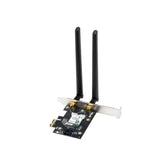 Asus BE6500 Tri Band PCE-BE6500 Wifi 7 Bluetooth 5.4 PCI-E Adapter Supports 4096-QAM And Delivers Upto 1.2x Faster