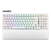 Asus X902 Rog Strix Scope II 96 RX Wireless Optical Mechanical Gaming Keyboard Rog RX Blue Switch Clicky And Speedy (Arabic) - White