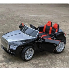 12V Kids Electric RC Ride-On Car with Dual 380 Motors, Parent Remote Control, Dual Seat, Music Steering Wheel, Seat Belt, 25Kg Load Capacity, 2-5Km/h Battery Powered Toy Car