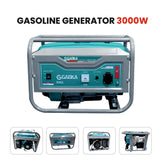 GABKA 3000W 7HP Petrol Generator with AVR 210cc Engine Manual & Electric Start Portable Power Generator for Home Outdoor & Construction