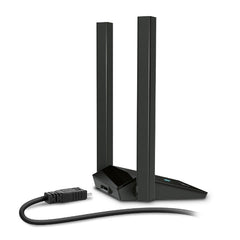 محول USB لاسلكي بمضخم عالي بهوائيين AX1800