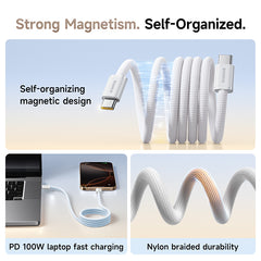 Baseus Dynamic 4 Pro Magnetic Fast Charging Cable USB-C to USB-C 100W 1m