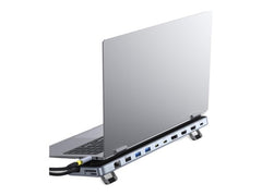 Baseus EliteJoy EH3 12-in-1 HUB مع حامل - رمادي فلكي