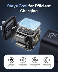 Baseus PicoGo AE11 GaN Fast Charger 1C 45W - Cosmic Black