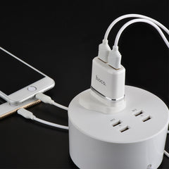 HOCO C12 Smart Dual USB Lightning Cable Charger Set