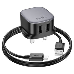 HOCO CS31B Ray Dual Port Charger UK