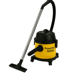 مكنسة كهربائية OSCAR PowerVac متعددة الوظائف، سعة 25/30 لتر، 5000 واط، للتنظيف الجاف والرطب، مزودة بخاصية النفخ، وعجلات دوارة 360 درجة، وأسطوانة من الفولاذ المقاوم للصدأ - منظف شفط عالي التحمل للمنزل والمكتب وورش العمل