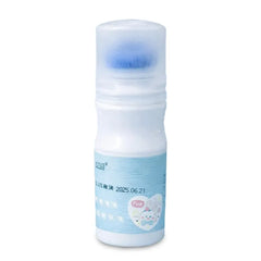 100ml Shoe Cleaning Solution with Built-In Brush, Press & Brush Applicator for Sports, Leather, Canvas & White Shoes