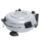 Lexical 1000W Pizza & Bread Maker with Timer & Removable 32cm Pan With Overheating Protection