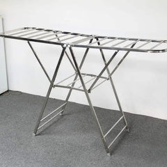 Heavy Duty Foldable Stainless Steel Clothes Drying Rack - 2 Layers - 180 x 110 x 54 CM