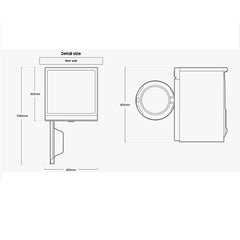 Samsung Bespoke AI™ with Heat Pump Tumble Dryer 9kg, Black - DV90BB9445GB