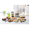 Black+Decker 800W Food Processor with 24 Functions, Multiple Attachments and Blender Jar FX825-B5