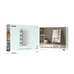 Green Lion Glam Shine Makeup Mirror 9 LED Lights - White