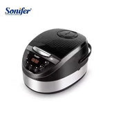 Sonifer Digital 5L Rice Cooker & Multicooker with 6 Programs, Nonstick Coated Pot, LED Display - 900W & 20 Cup Capacity