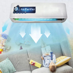 Wall Mounted Air Purifier with Ozone UV & Anion Purification Technology Heavy Duty 600m³/h