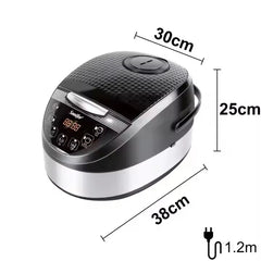 Sonifer Digital 5L Rice Cooker & Multicooker with 6 Programs, Nonstick Coated Pot, LED Display - 900W & 20 Cup Capacity