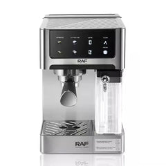 RAF 4-in-1 Automatic Stainless Steel Dual Coffee Maker Machine - 1.8L Capacity