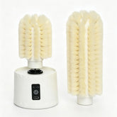 Premium Cordless Electric Cup & Bottle Cleaning Brush with 2 Interchangeable Heads, 360° Rotation & Type-C Rechargeable Design