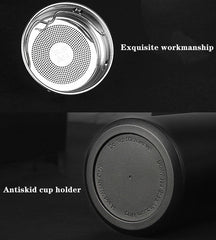 Smart LED Temperature Display Vacuum Flask 500ml with 304 Stainless Steel, Touch Screen, Anti-Skid Base & 12 Hour Hot & Cold Insulation