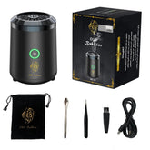 Rechargeable Electric Bakhoor Burner Incense Burner with Ceramic Heating Element, Smart Chip Temperature Control & Fast Heating Technology for Home & Office