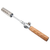 Adjustable Long Hand-Held Butane Gas Torch with Piezo Ignition and Stainless Steel Head